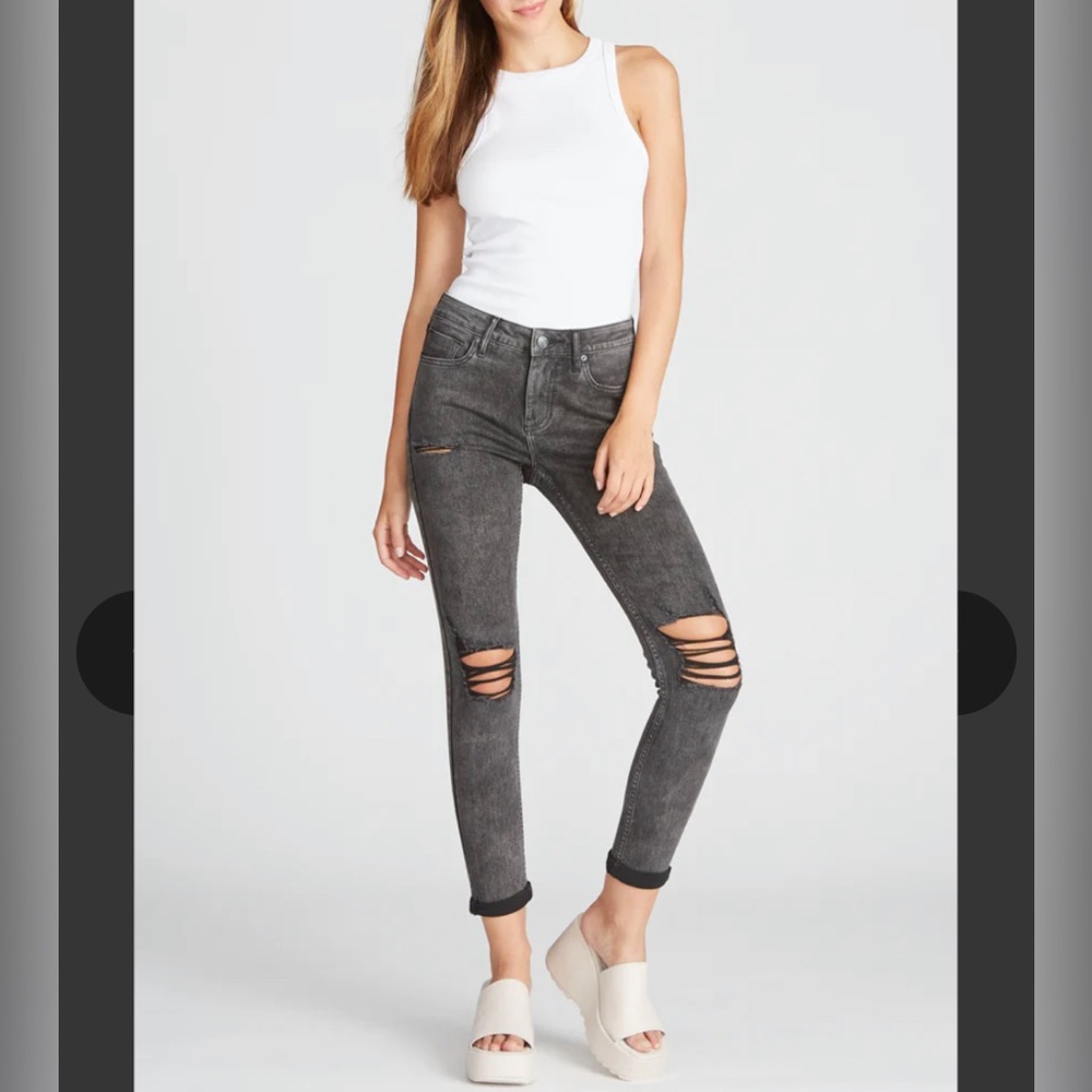 Vigoss Thompson Tomboy Mid Rise Skinny Jeans Size 32
